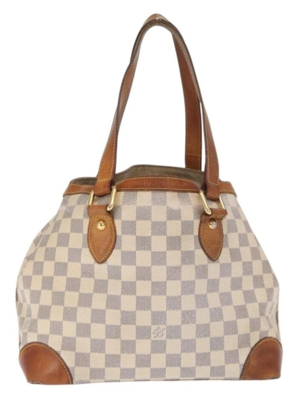 LOUIS VUITTON Damier Azur Hampstead MM Tote Bag N51206 LV Auth 169626 - Picture 2 of 16